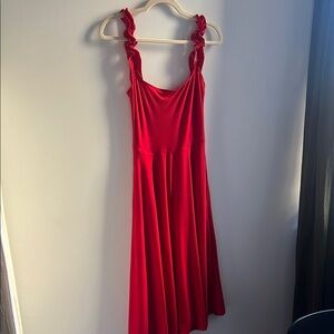 Reformation Eda Ruffle Midi